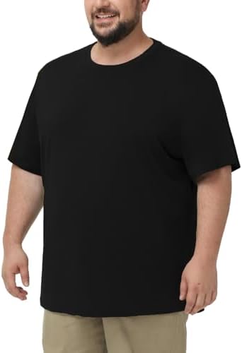 Big & tall relaxed tee in Black