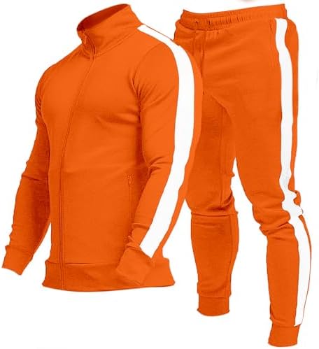 Vector costume tracksuit in Orange + White